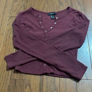 Cropped forever 21 top